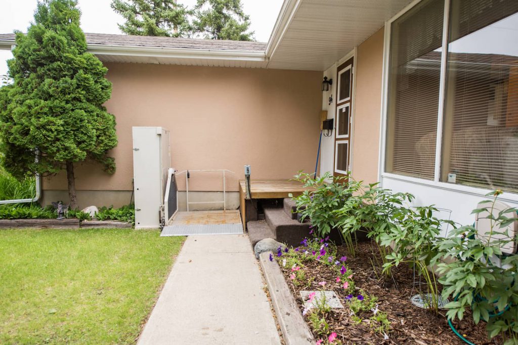 This 1967 built bungalow was renovated accessible between 1985 and 1990.